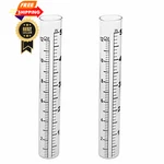 Bravecow 2PCS 5" Capacity Rain Gauge Glass Replacement Tube For Yard Clear. Fixed Price $17.99.
