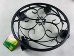 Vigoro 12 Metal Dolly Stand Heavy Duty Lockable Wheels Plant Caddy Holds 250 Lb. Fixed Price $8.96.