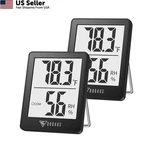 Doqaus Humidity Meter, 2 Room Thermometer Indoor, Pack, Black. Fixed Price $18.66.