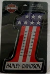 Harley-davidson Old Amf Style # Thermometer Large 10" X 14.5" Durable Metal. Fixed Price $59.95.