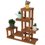 Sunnydaze 36-INCH Meranti Wood Indoor/outdoor Multi-tiered Plant Stand With T.... Fixed Price $165.03.