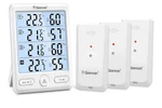 Geevon Indoor Outdoor Thermometer Wireless 3 Remote Sensors, 5-INCH Display D.... Fixed Price $19.99.