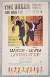 Vintage Poster 1954 Living It Up Dean Martin Jerry Lewis Window Card 14X22. Fixed Price $79.99.