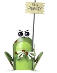 Get Happy Frog Planter Metal Garden Pot Sunset Vista Designs. Fixed Price $23.99.
