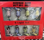 Cowboy Boot String Light Set 8 Camping Patio Roman Inc Country Western. Fixed Price $19.99.