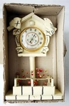 Vintage 70'S Wooden Birds House Garden Thermometer Taiwan New Nos !. Fixed Price $59.99.
