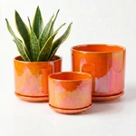 Ceramic POTS,4+5+6 Inch Indoor For Plants With Drainage Ho.... Fixed Price $35.40.