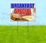 Breakfast Special 18X24 Yard Sign With Stake Corrugated Plastic Bandit Lawn Usa. Fixed Price $29.39.