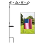 Garden Flag Stand Holder Yard Pole With Clip Anti-wind Banner. Fixed Price $10.44.