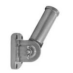 Adjustable Flag Pole Bracket Silver Wall Mounted. Fixed Price $12.95.