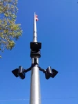 Solar Flagpole Tri-light Polepal 1500 Lumens Up To 45FT Expandable. Fixed Price $175.00.