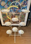 Metal Plant Stand Patio Porch Deck 40 Tall Western New York. Fixed Price $125.00.