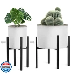 Sorbus Adjustable Metal Plant Stand Mid Century Style Flower Pot Holder, 10 To. Fixed Price $42.97.
