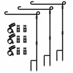 Hoosun Garden Flag Stand, Premium Pole Holder Metal Powder-coated.... Fixed Price $34.39.