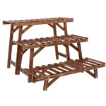3 Tiered Wood Plant Display Rack Stand Stepped Garden Corner Flower Pots Holder. Fixed Price $111.27.