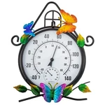 Hobyluby Large Indoor Outdoor Wall Thermometer & Humidity Gauge - No Battery. Fixed Price $70.28.