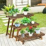 Wood/ Bamboo/metal Shelf Flower Pot Plant Stand Rack Garden Indoor Outdoor Patio. Fixed Price $30.90.