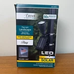 Patriot Lighting Solar Led Flag Landscape Black Finish Lumens 343-6052. Fixed Price $12.00.