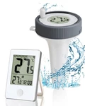 Wireless Pool Thermometer Set Outdoor Temperature Lcd Digital Indoor Monitor. Fixed Price $15.95.