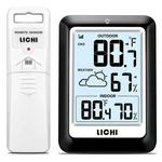 Indoor Outdoor Thermometer Wireless Weather Station, Internal External Thermo.... Fixed Price $31.67.