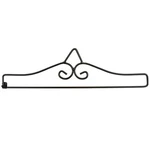 Black Garden Pole Front Porch Wall Hanger For Home Flags. Fixed Price $12.95.