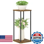 Tier Plant Stand Indoor, Oppro 28IN Tall Corner Vertical Wood Metal Shelf, Squ. Fixed Price $52.40.