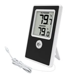 Urageuxy Indoor Outdoor Thermometer Wired, Digital Room Temperature Black. Fixed Price $14.76.