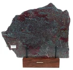 Huge 7.5 Kg Ruby Kyanite Slab 14.6" Gallery Grade Rare Crystal Specimen W/ Stand. Fixed Price $379.00.