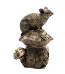 Potty Feet Mouse Mushroom Themed Plant - Bronze Color Set Of 3. Fixed Price $35.89.