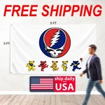 Grateful Dead Dancing Bears 3X5 Ft Poster Album Cover Flag Banner Indoor Outdoor. Fixed Price $15.39.