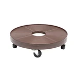 16 In. Espresso Round Hdpe Plant Dolly/caddy. Fixed Price $32.39.