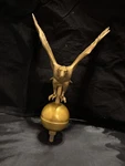 Montague Gold Eagle Topper For American Flag. Fixed Price $39.00.