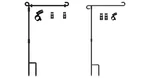 Pack Garden Flag Stand,perfect Holder Pole For 12 X18 Inch Gard.... Fixed Price $21.84.