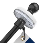 Flag Light, Solar-powered Led For 5-10FT Poles, Outdoor Ameri.... Fixed Price $17.65.