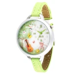 Guitar Garden Theme Fashion Watch Bird Bicycle Flower Green Analog. Fixed Price $32.99.