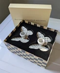 Mackenzie Childs Butterfly Candle Holders Set Sterling Check. Fixed Price $49.99.