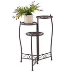 Deco 79 Metal Floral Indoor Outdoor Plantstand 3 Tier. Fixed Price $66.22.