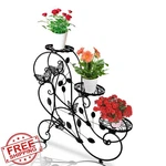 Hlc Metal Plant Stand 3 Tier, Black. Fixed Price $44.99.