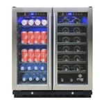 Vinotemp EL-30SWCB2D Zone 30" Beverage & Wine Cooler $1,899 New Box. Fixed Price $1325.95.