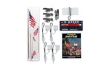 Woodland Scenics JP5925 Value Pack U.s. Flag Pole. Fixed Price $63.50.