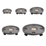 Universal Plant Pot Rolling Stand Round Tray With Wheels Movable Flower Rack. Fixed Price $21.00.