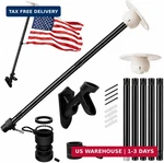 All-in-one Solar Light Kit, 5-6FT Heavy Duty Stainless Steel. Fixed Price $64.99.