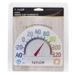 Taylor Seasons Window Cling 7" Outdoor Thermometer No Tool Needed Easy #5323. Fixed Price $12.99.