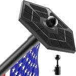 Flag Pole Light Solar Powered Led Top Mount Outdoor Brightest Waterproof Auto. Fixed Price $28.42.