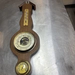 Vintage West Germany Wooden Wall Weather Station Barometer Thermometer Hygromete. Fixed Price $80.00.