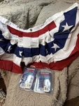 Valley Forge Flag 1.5X3 Pleated 16 36 Polycotton 100% Usa Made Pack Of 2. Fixed Price $17.00.