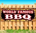 Wolrd Famous Bbq Advertising Vinyl Banner Flag Sign Many Sizes Usa. Fixed Price $25.62.