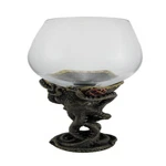 Zeckos Bronze Finish Steampunk Deep Sea Diver Octopus Wine Glass. Fixed Price $67.68.