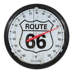 104-108-R66 La Crosse 8" Round Indoor/outdoor Dial Thermometer Route. Fixed Price $11.95.