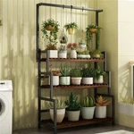 Metal Plant Stand 3-TIER Rack Flower Pot Shelf Garden Indoor Outdoor Display. Fixed Price $82.02.